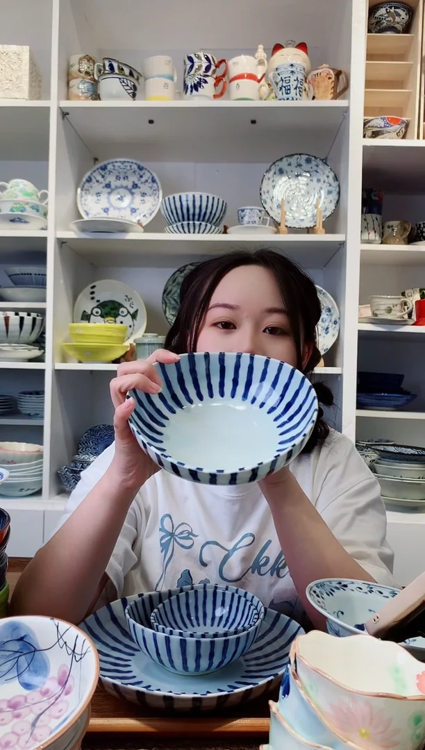 陶瓷浓十草55大钵