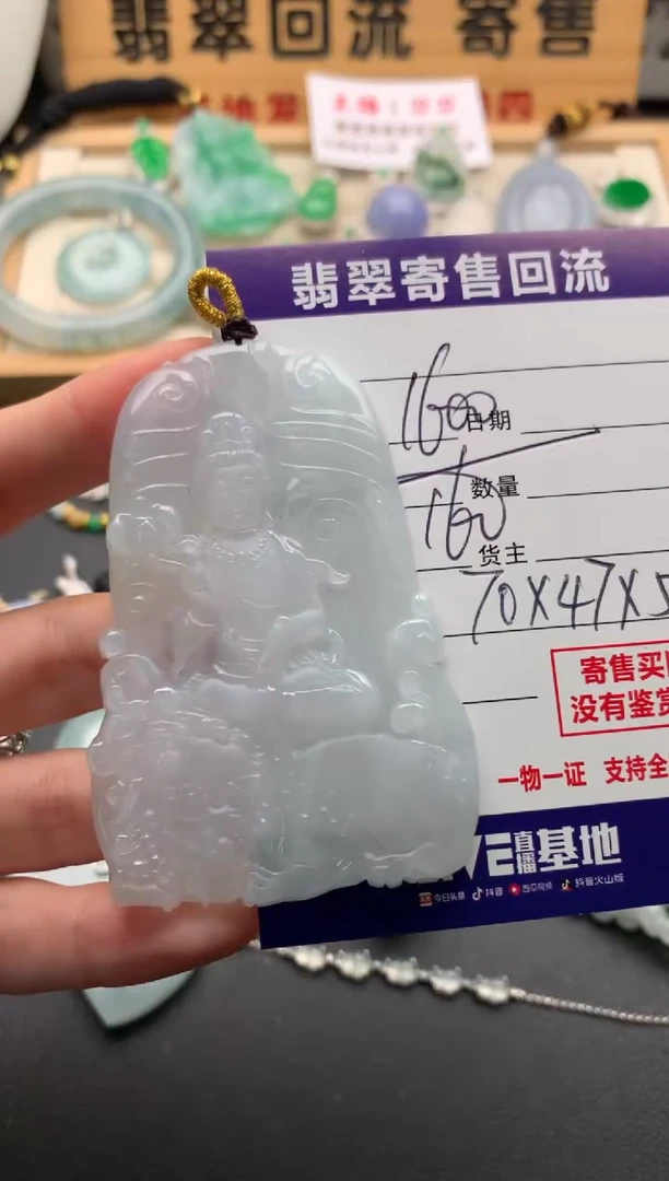 翡翠未镶嵌颈饰10134906