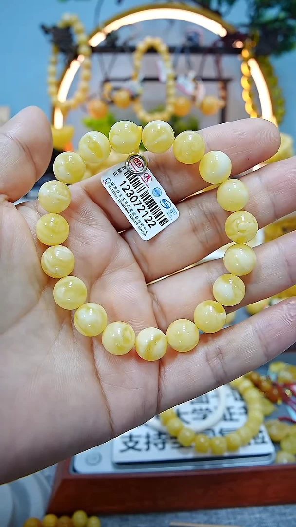 【闪购商品】蜜蜡手串未镶嵌10+******