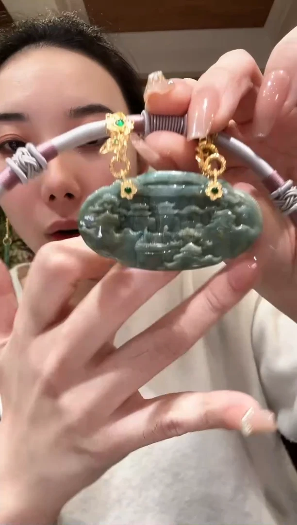 【闪购商品】翡翠颈饰未镶嵌国风