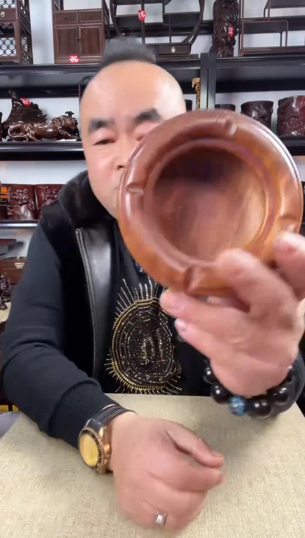 木老李红木工艺品42瑕疵