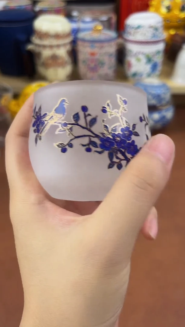 陶瓷茶具摆件旅行套组