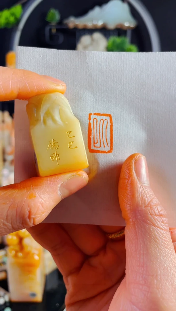 【闪购商品】寿山石印石手工篆刻《乙巳》