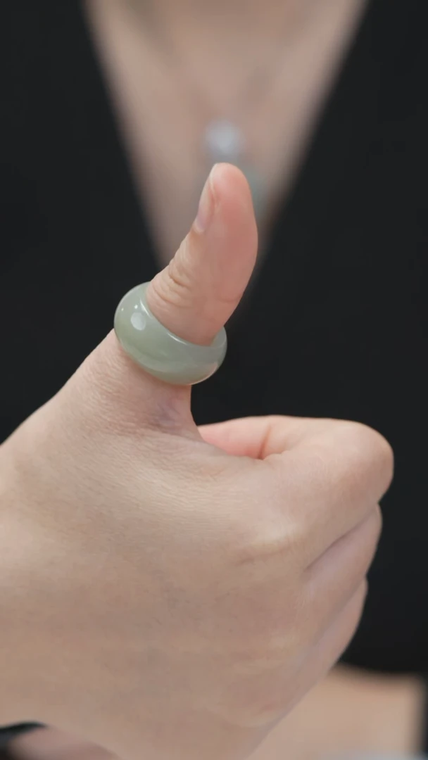 未镶嵌戒圈和田玉和田玉戒圈L0398