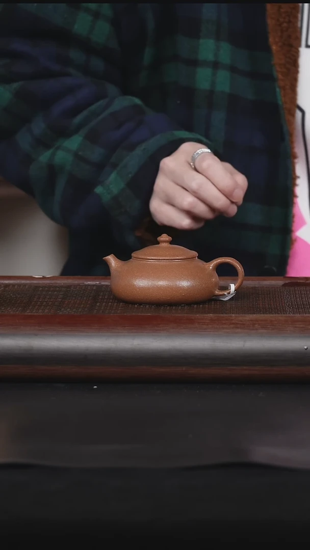 【闪购商品】紫砂茶壶6黄降坡寒江150