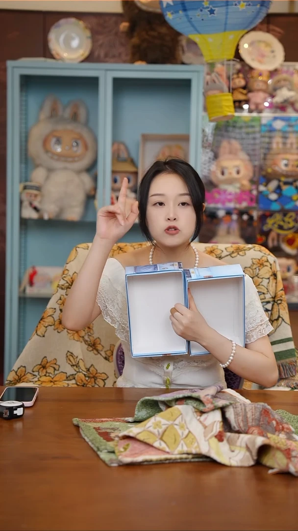 陶15-彩绘系列小毛巾3条装礼盒*2 25*50cm
