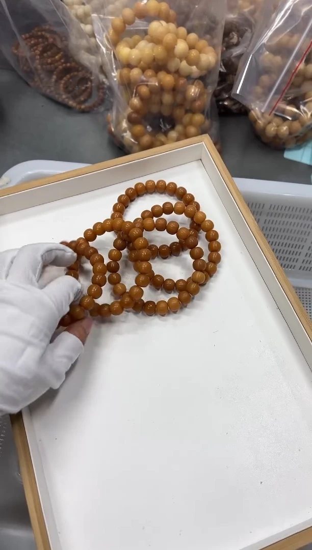 菩提根/象牙果手串12干磨老料（225）