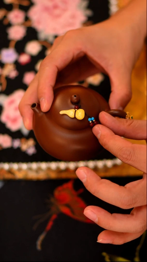 045茶壶提溜提溜蜜蜡葫芦