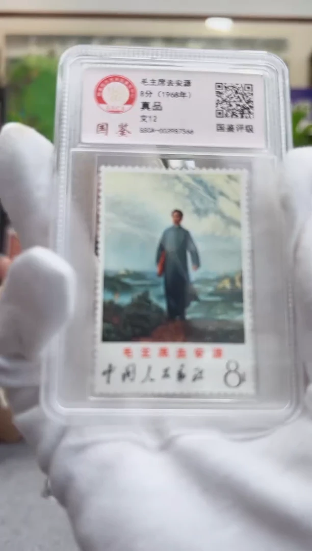 文12 去安源邮票 封装评级 邮票