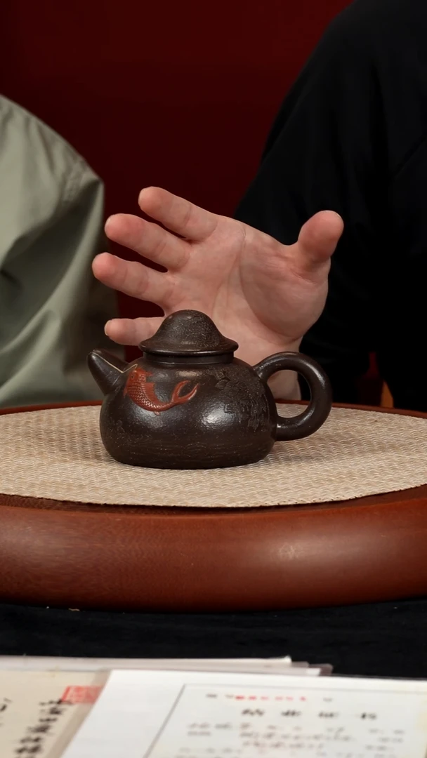 【k056】渔翁宜兴紫砂YYF