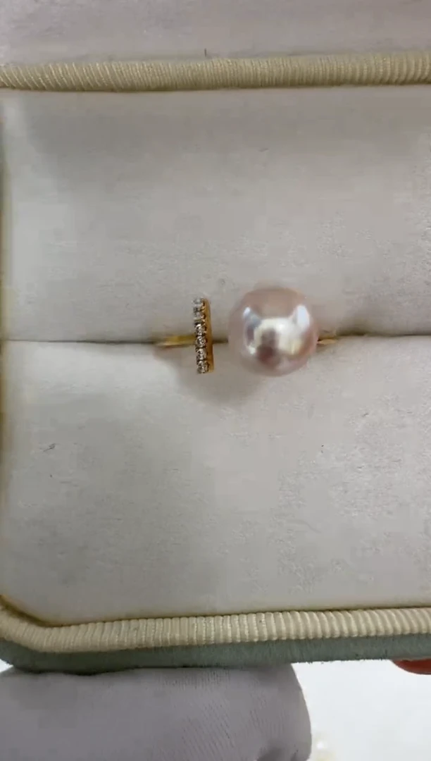 【闪购商品】海水珍珠戒指未镶嵌B18