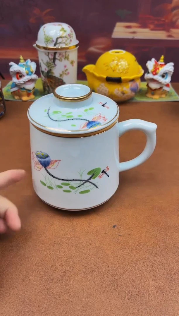 陶瓷茶具摆件旅行套组