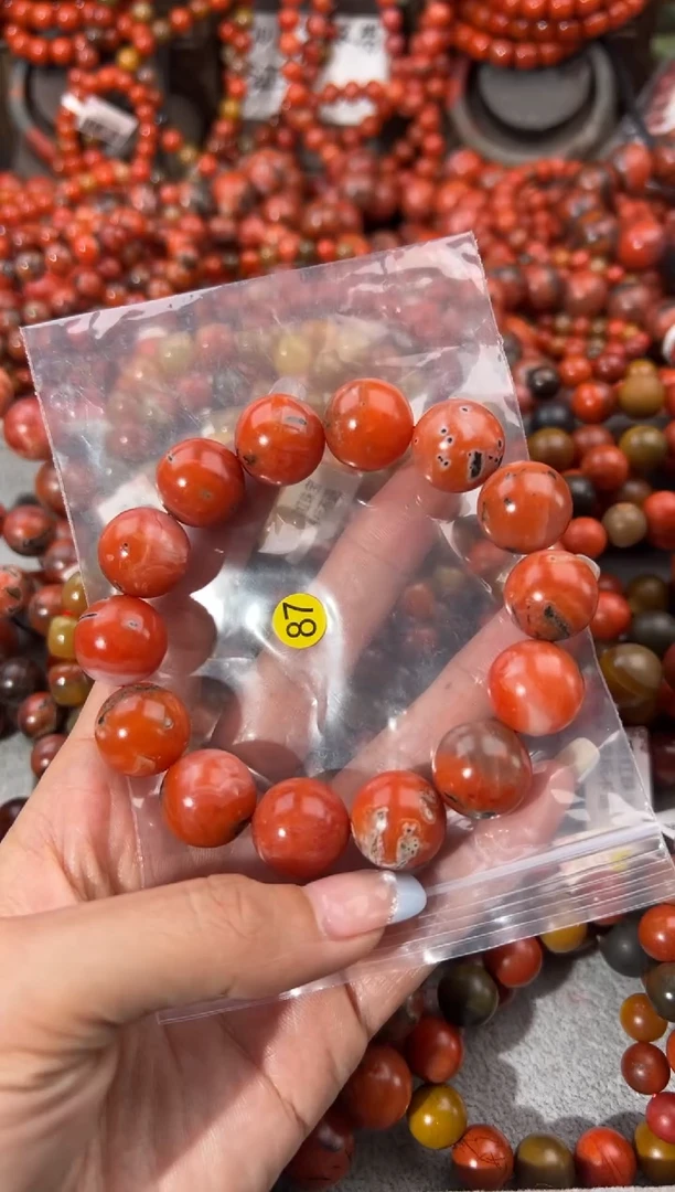 未镶嵌手串南红玛瑙16+