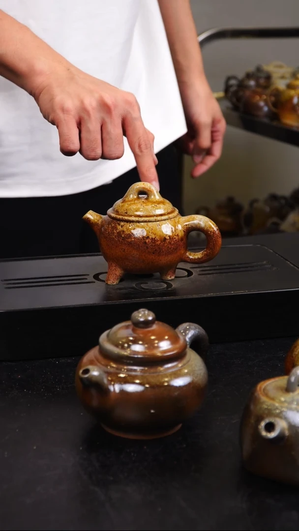 茶壶紫砂宜兴柴烧紫砂壶