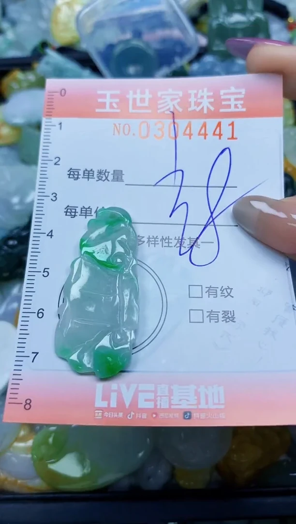 翡翠未镶嵌颈饰闪购0304441
