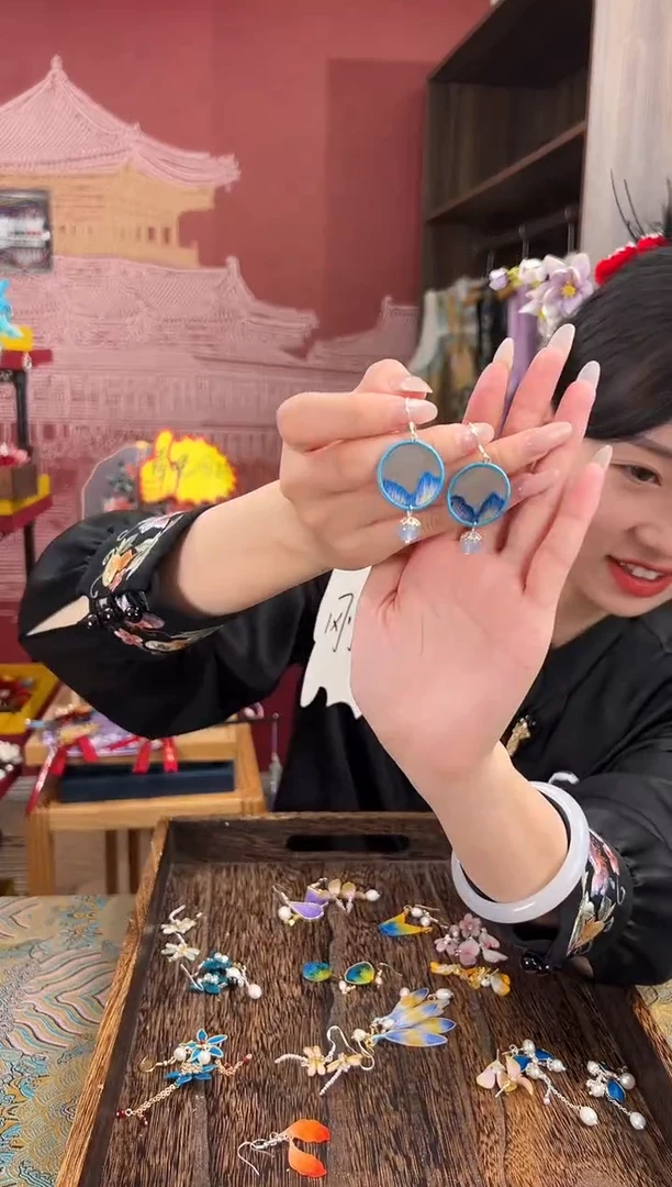 【闪购商品】刺绣苏绣世家非遗手工（耳环）