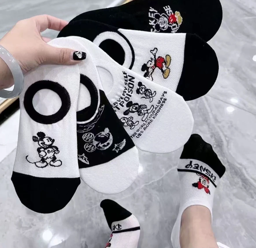 【胖胖专属】12双快乐老家米琪琪妙妙船袜M10