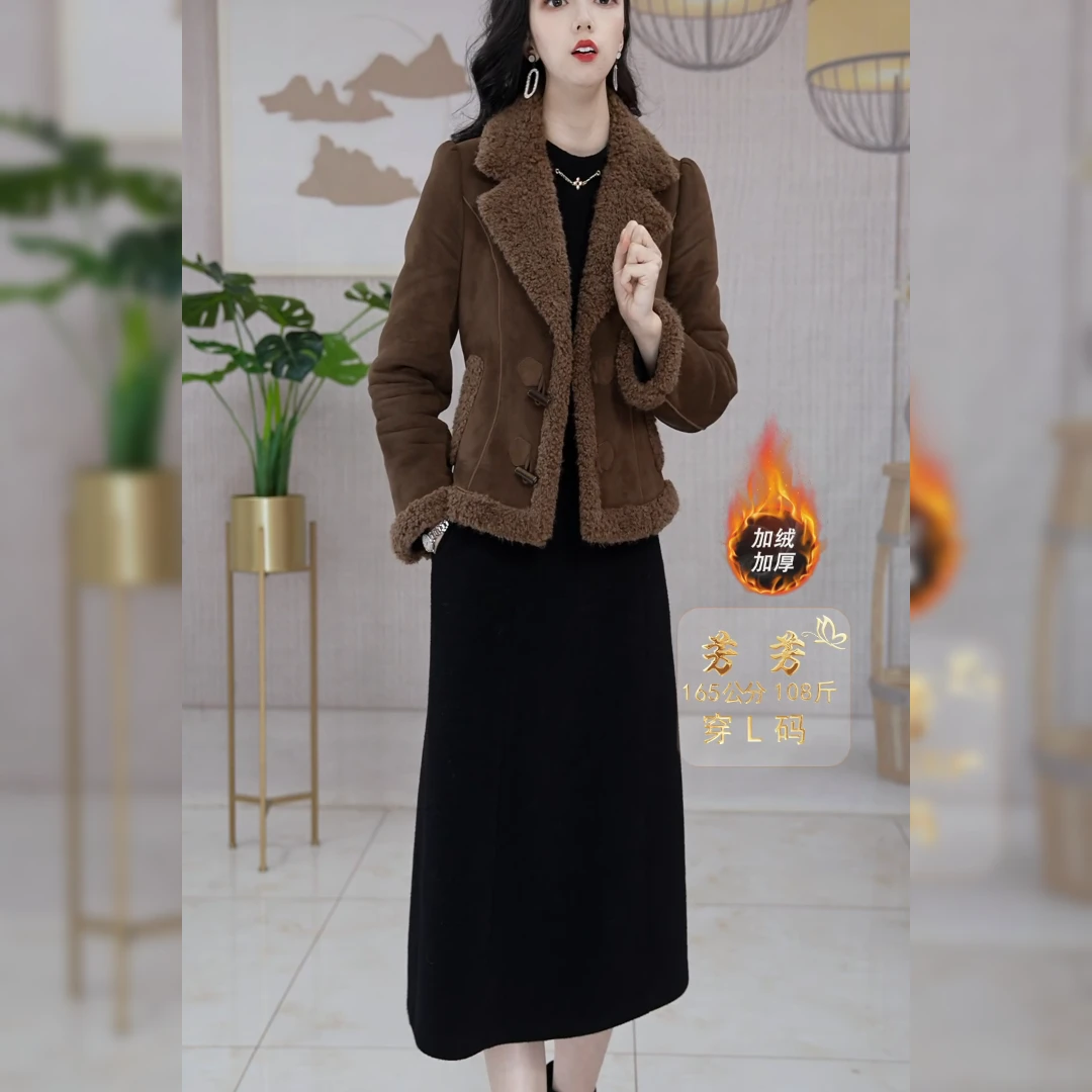 两件套2025泓澄茂冬季轻奢贵夫人气质时尚大气休闲显瘦套裙套装女