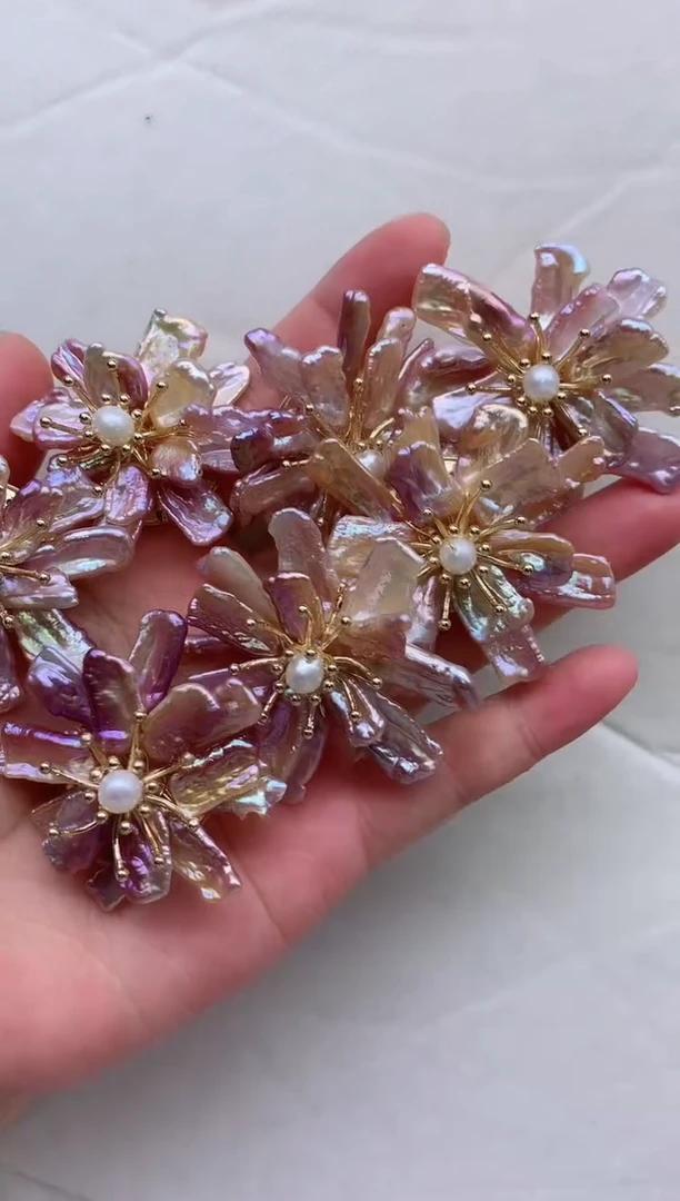 【闪购商品】淡水珍珠吊坠(不含链)合金多发其一