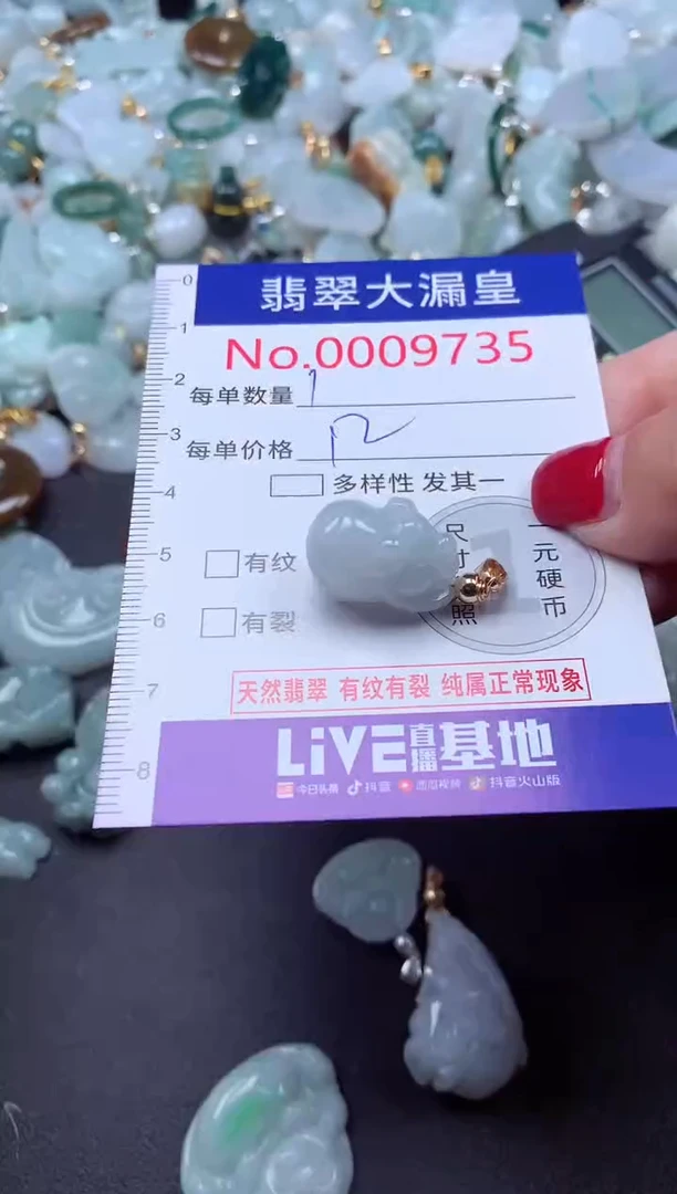 颈饰未镶嵌翡翠9735