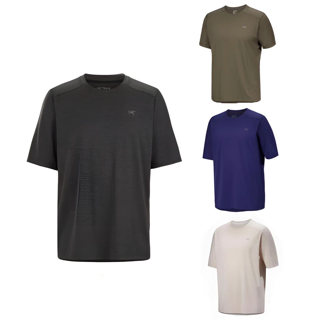 ARC'TERYX始祖鸟 CORMAC CREW 速干 透气 Logo 圆领短袖 T恤 9718