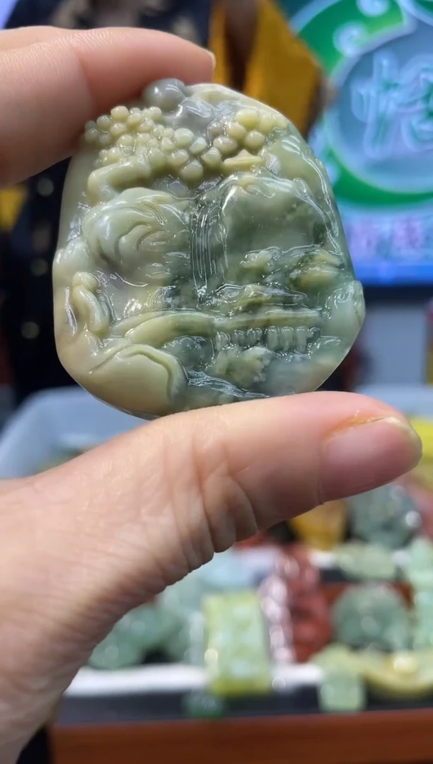 【闪购商品】岫玉吊坠未镶嵌·