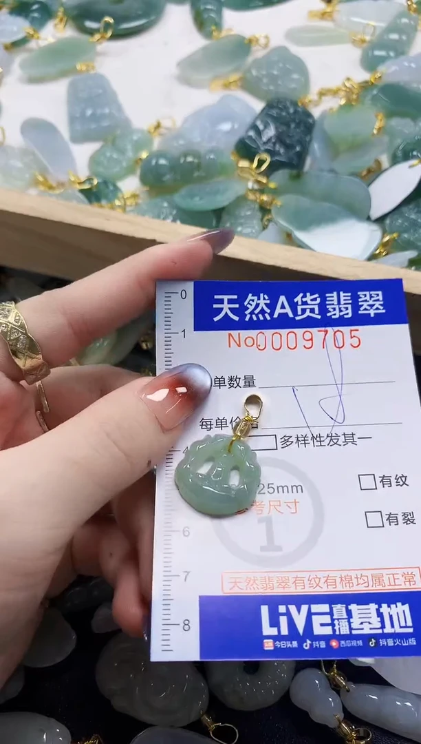 颈饰未镶嵌翡翠天然A货翡翠