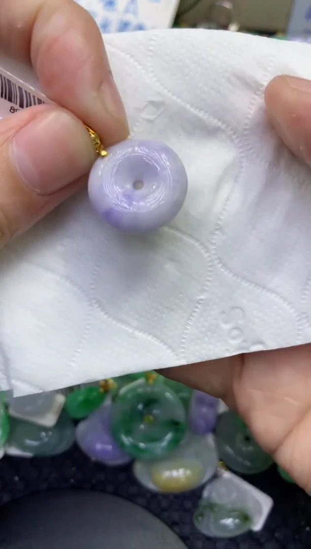 颈饰未镶嵌翡翠天然缅甸A货翡翠