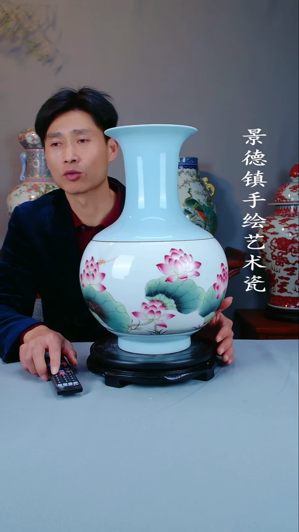 摆件陶瓷景德镇手工手绘陶瓷摆件71