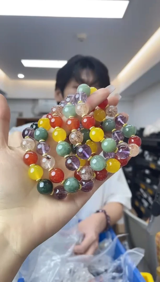 水晶手串未镶嵌多样性一件发货