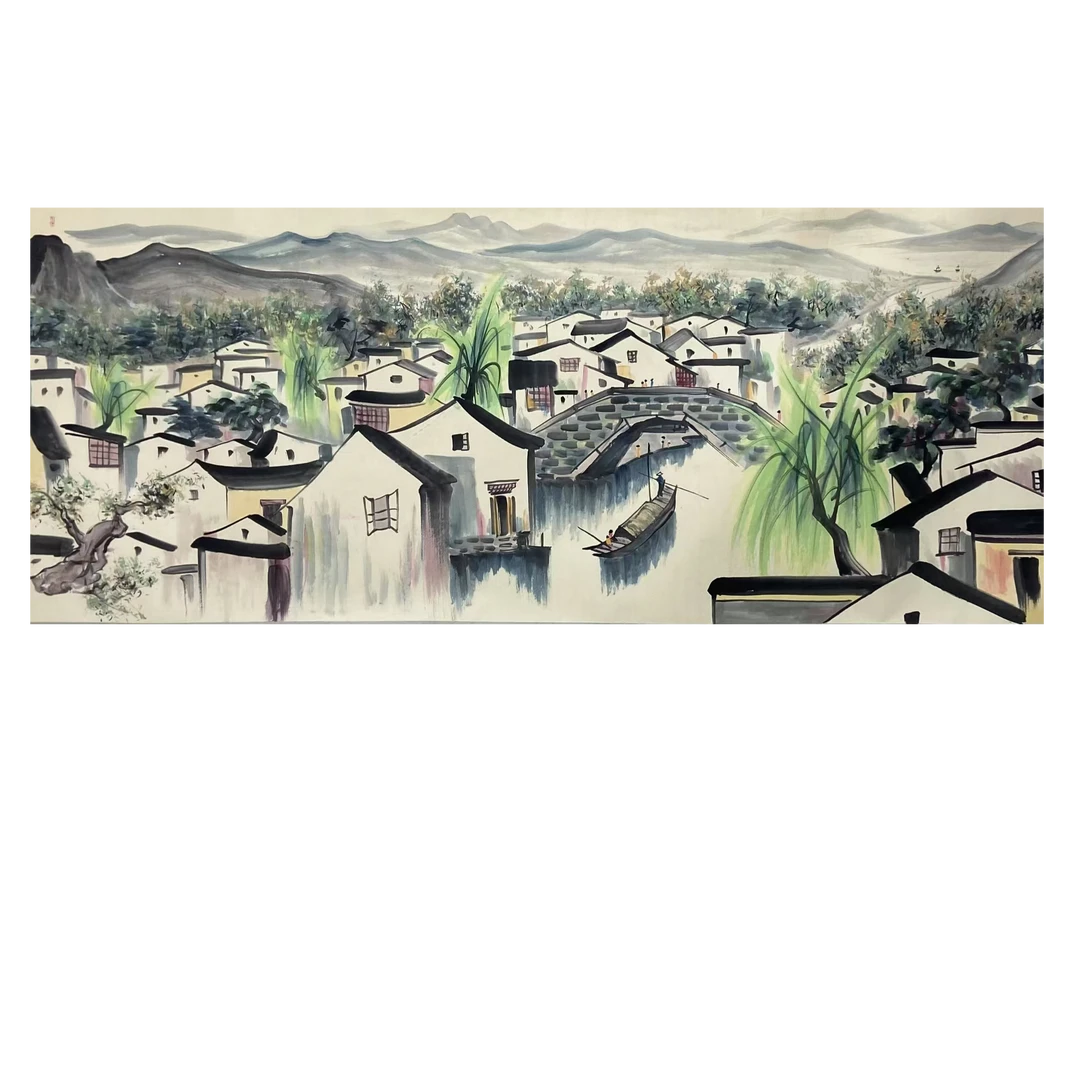 吴GZ 山水大画片160*400约57平尺