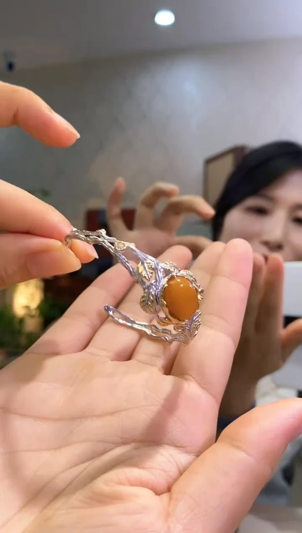 未镶嵌琥珀裸石天然琥珀蜜蜡首饰