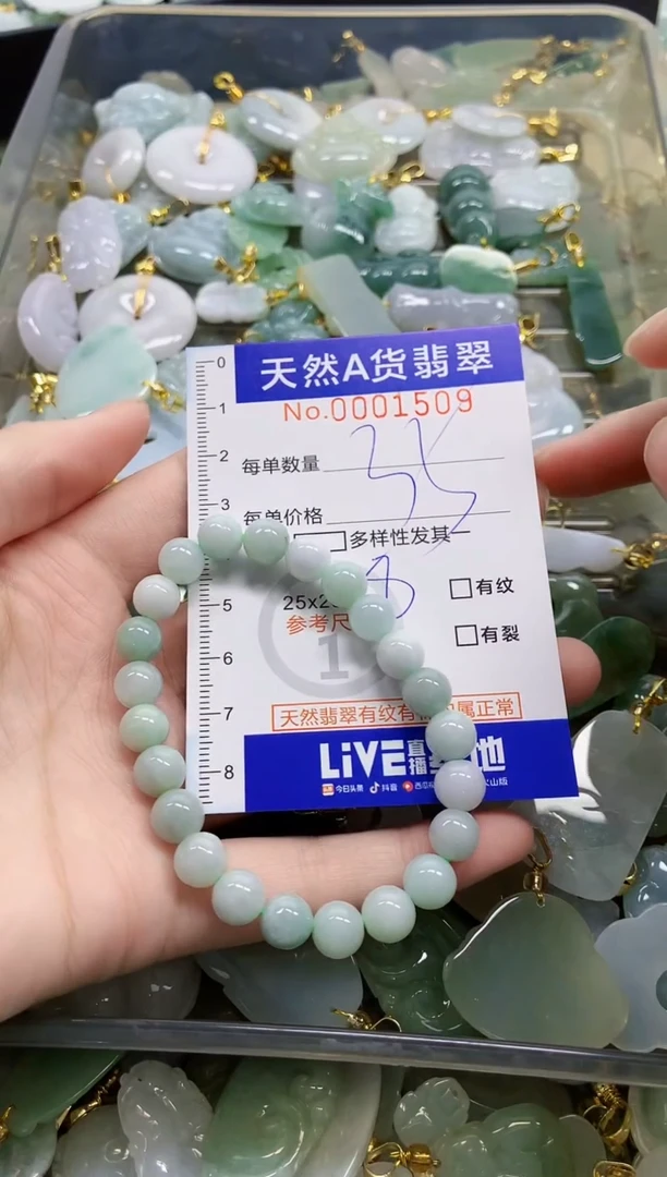 颈饰未镶嵌翡翠天然A货翡翠