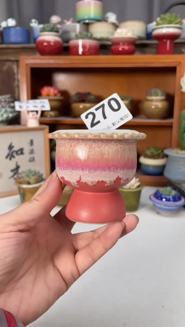 瓷片270知木小芳花盆编号