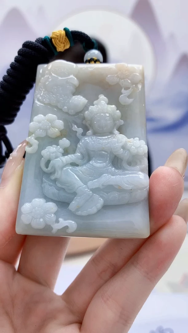 定制翡翠未镶嵌4917jw-毛货挂件185