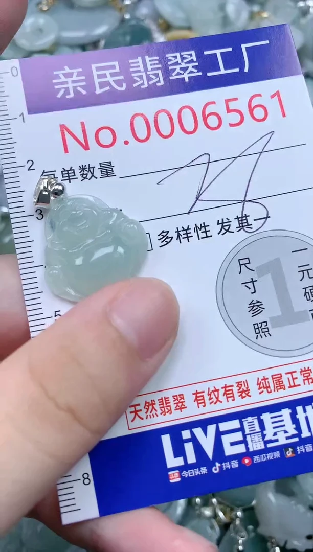 翡翠未镶嵌吊坠(不含链)6561