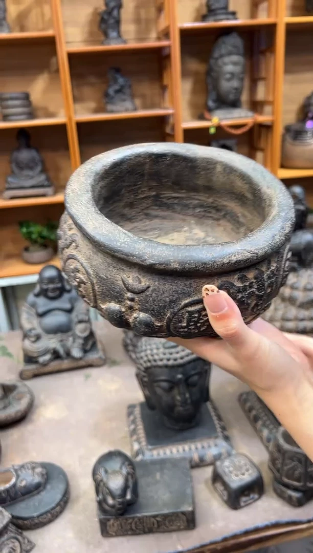陶土【火山泥】聚宝盆