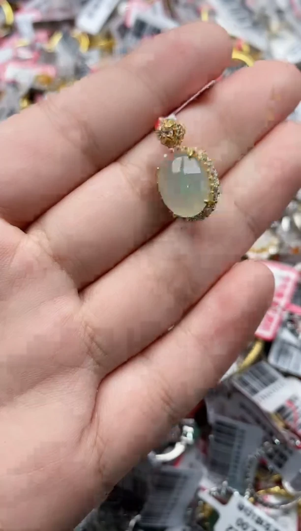 【闪购商品】翡翠戒指银S925镶嵌222222---6