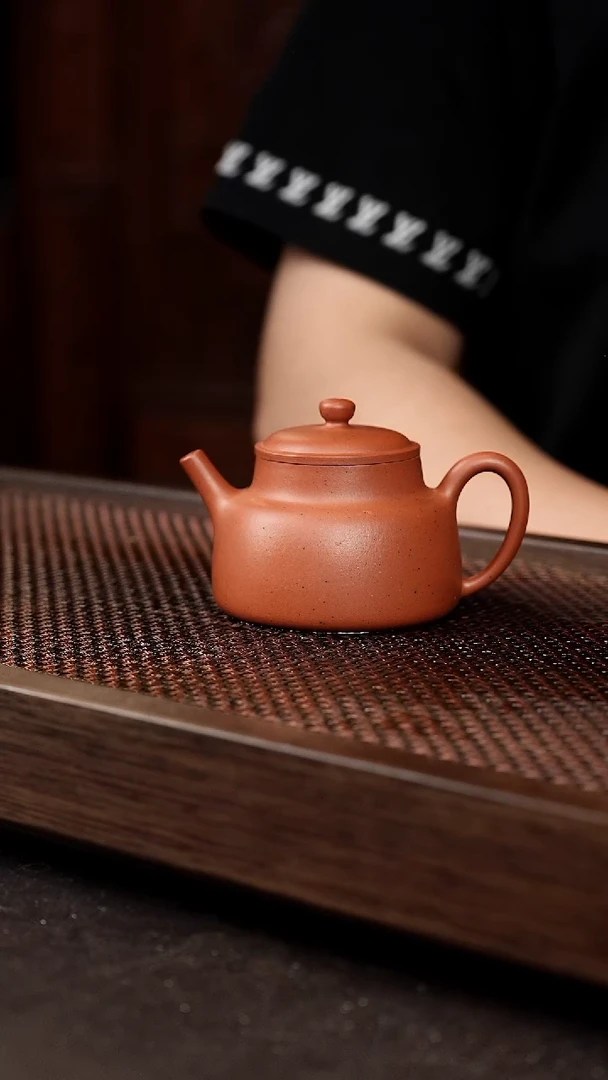茶壶紫砂大红泥言心