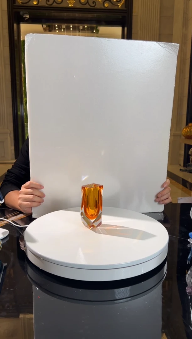 【闪购商品】摆件钻石切割茶金色小香薰瓶