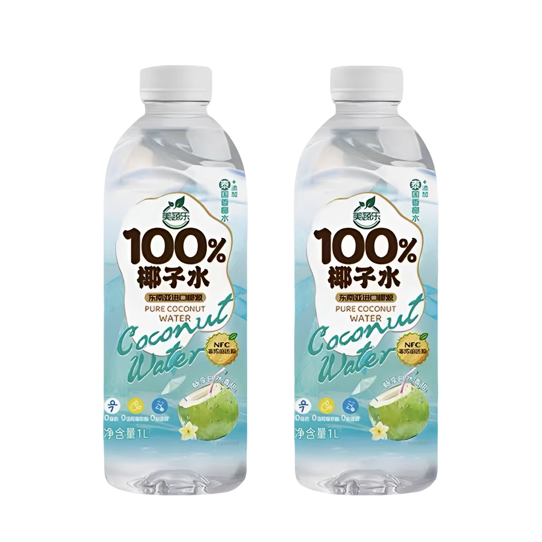 天气原因瓶身略瘪【25年3月10】1L*2瓶盒马同款美蔬乐NFC100%椰子水