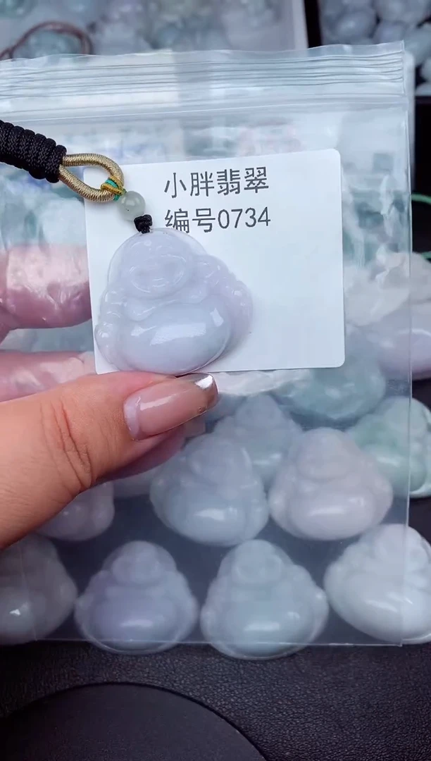 翡翠未镶嵌颈饰缅甸天然A货翡翠0734