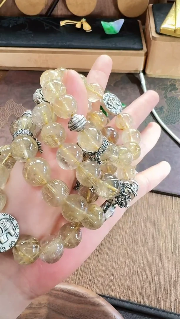 水晶手串银S925镶嵌手串 多样性发货 发一条
