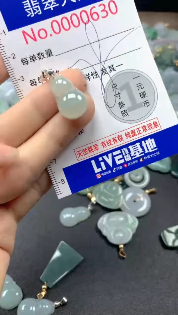 翡翠未镶嵌吊坠(不含链)630
