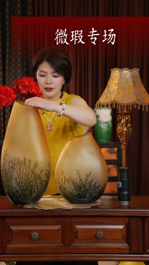手工艺品琉璃晴川一套--微瑕