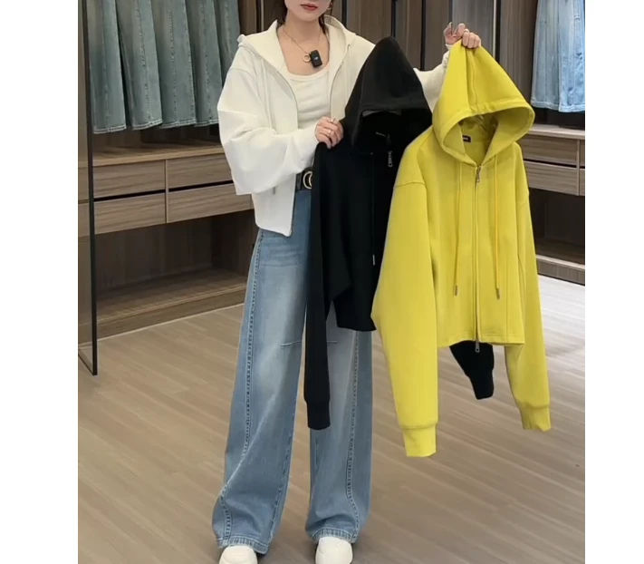 2025春季新款网红同款洋气韩版潮流外套裤子女减龄甜3