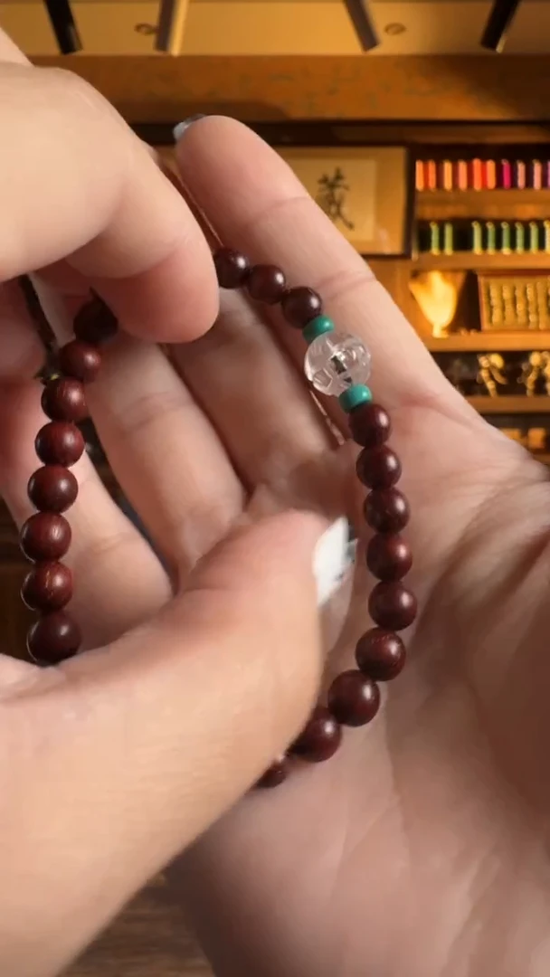 【闪购商品】檀香紫檀（小叶紫檀）定制搭配 印度小叶单圈 卡6mm