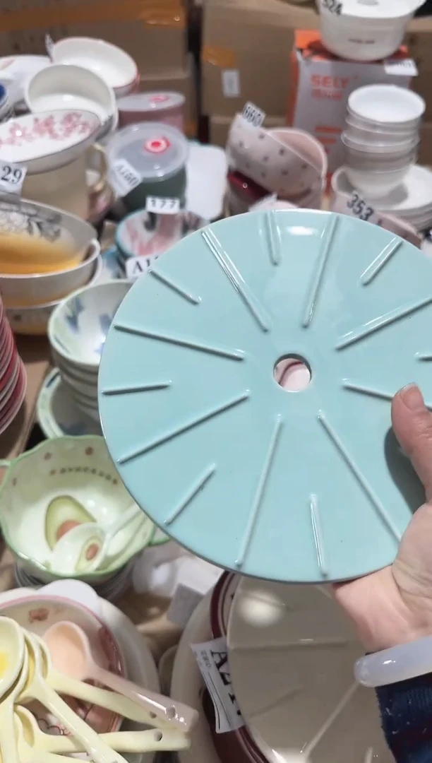 【锅垫8寸★1个】黑点针眼属正常陶瓷都有介意慎拍微瑕破损包赔