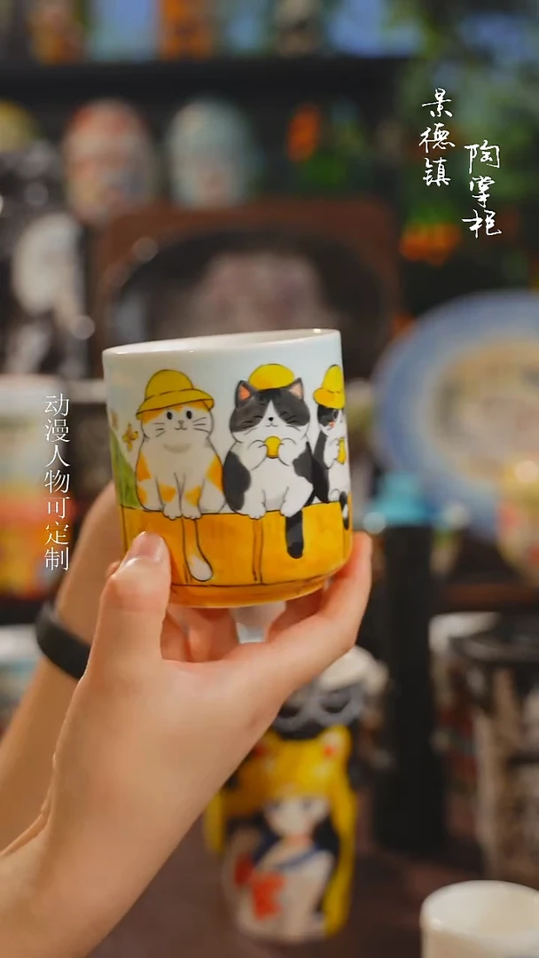 景德镇高温釉下彩纯手工手绘038