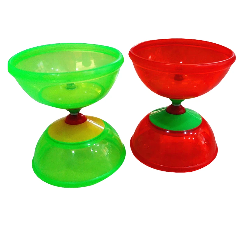 双轮软胶空竹三轴空竹幼儿园儿童娱乐玩具